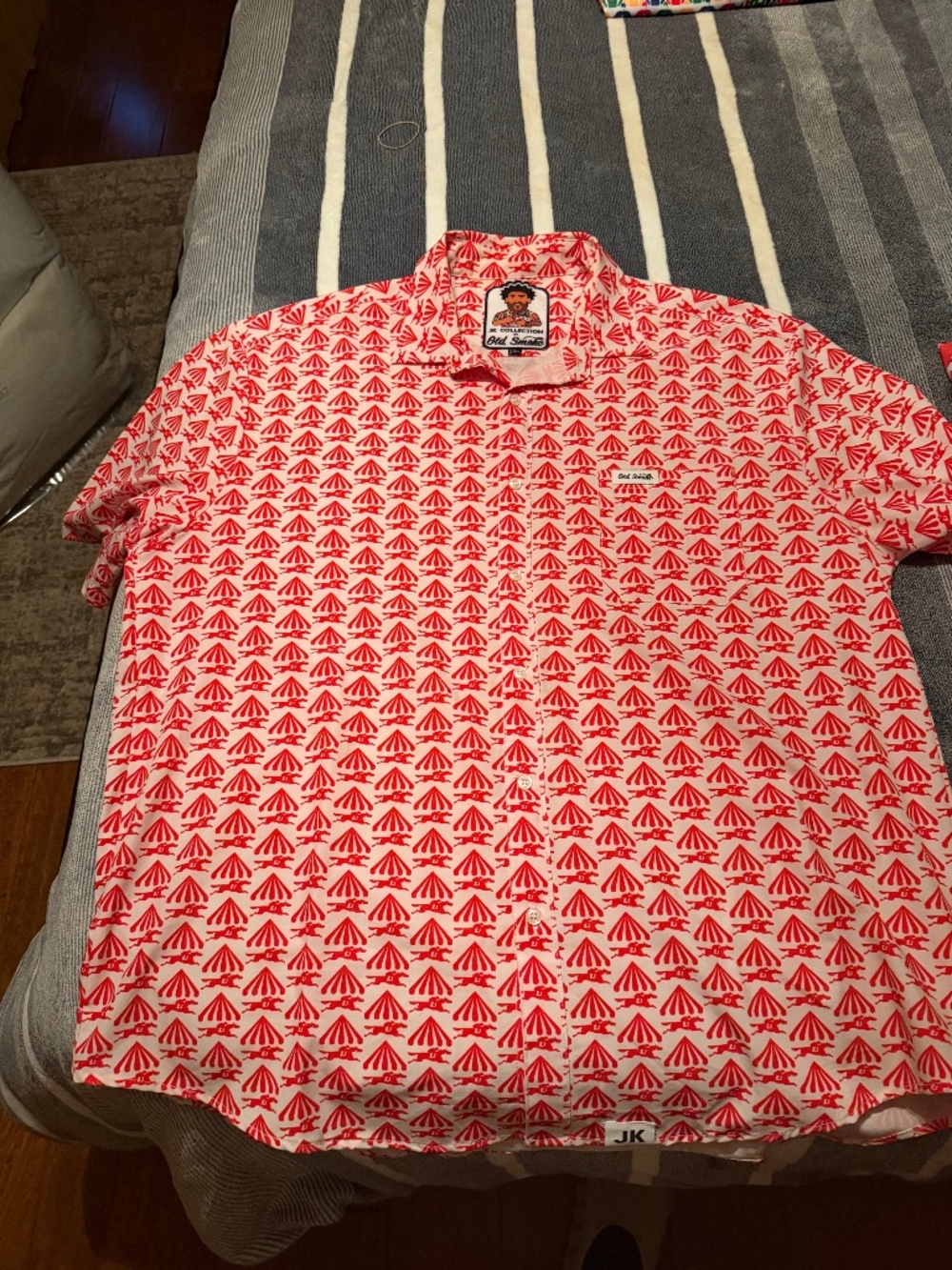 Saratoga Old Smoke JK Collection short sleeve button down